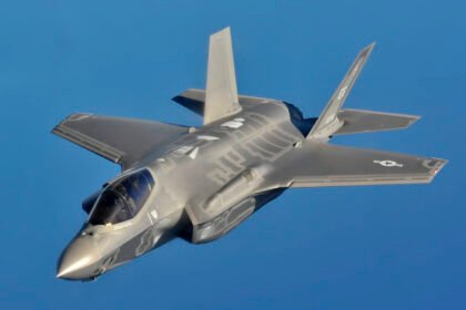 Aerial refueling of F-35 Lightning II Joint Strike Fighters at Eglin AFB, Fla.